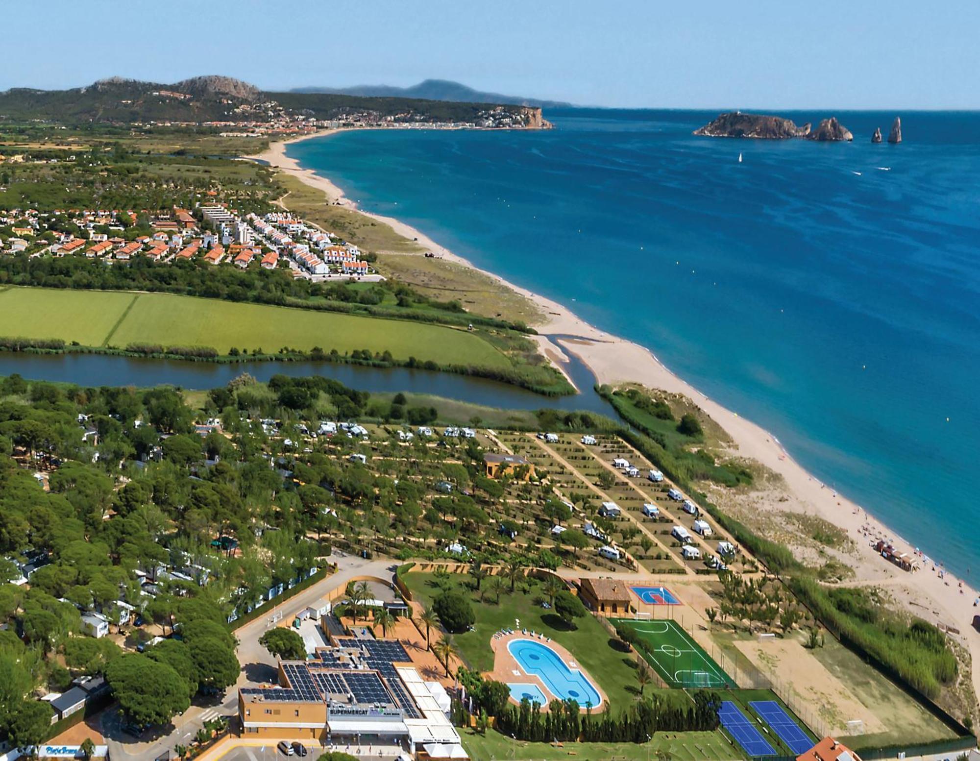 Camping & Bungalows Platja Brava Пальс Экстерьер фото